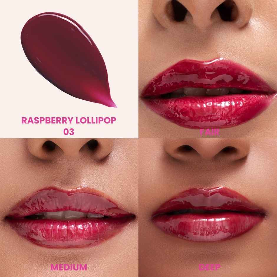 Typsy Beauty Pout Polish Peptide Lip Treatment Balm|Raspberry Lollipop |8Ml