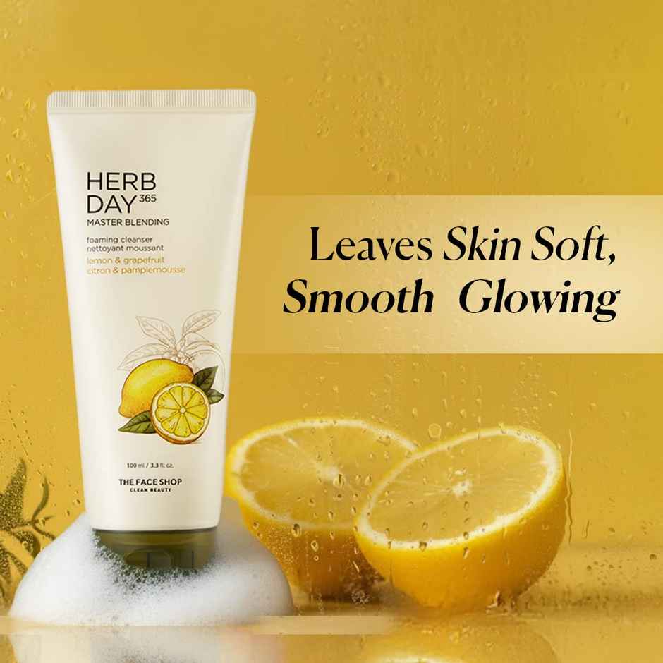 The Face Shop Herb Day 365 Lemon & Grapefruit Foaming Cleanser