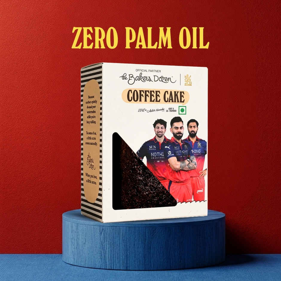 The Baker's Dozen Coffee Cake | Filter Coffee Decoction | Vegan Cake | Tea Cake | Zero Palm Oil