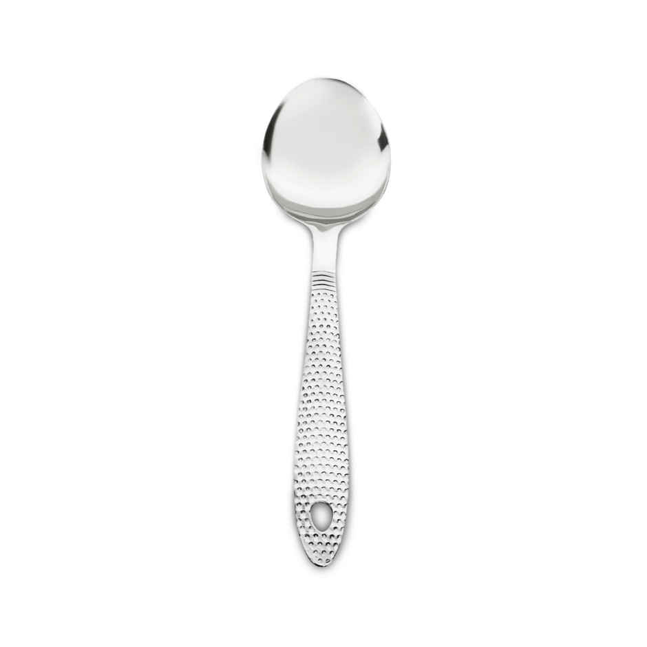 Stainless Steel Designer Serving Spoon Set - Buy at ₹69 Online ...