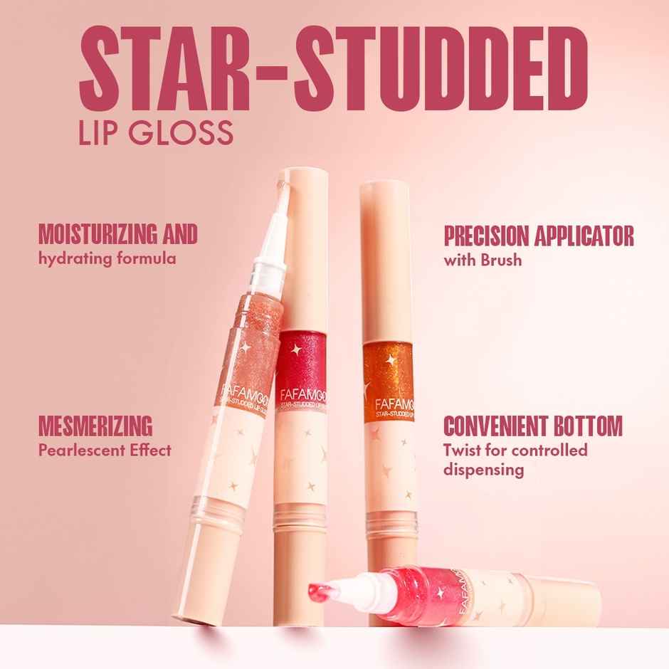 Focallure Star-Studded Lip Gloss Pk02 Serendipity Berry