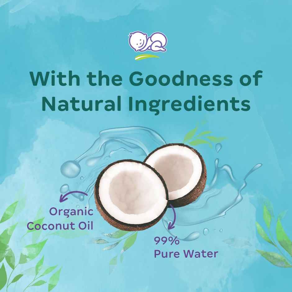 Himalaya Nature Touch Baby Water Wipes (Unscented) 99% Pure Water