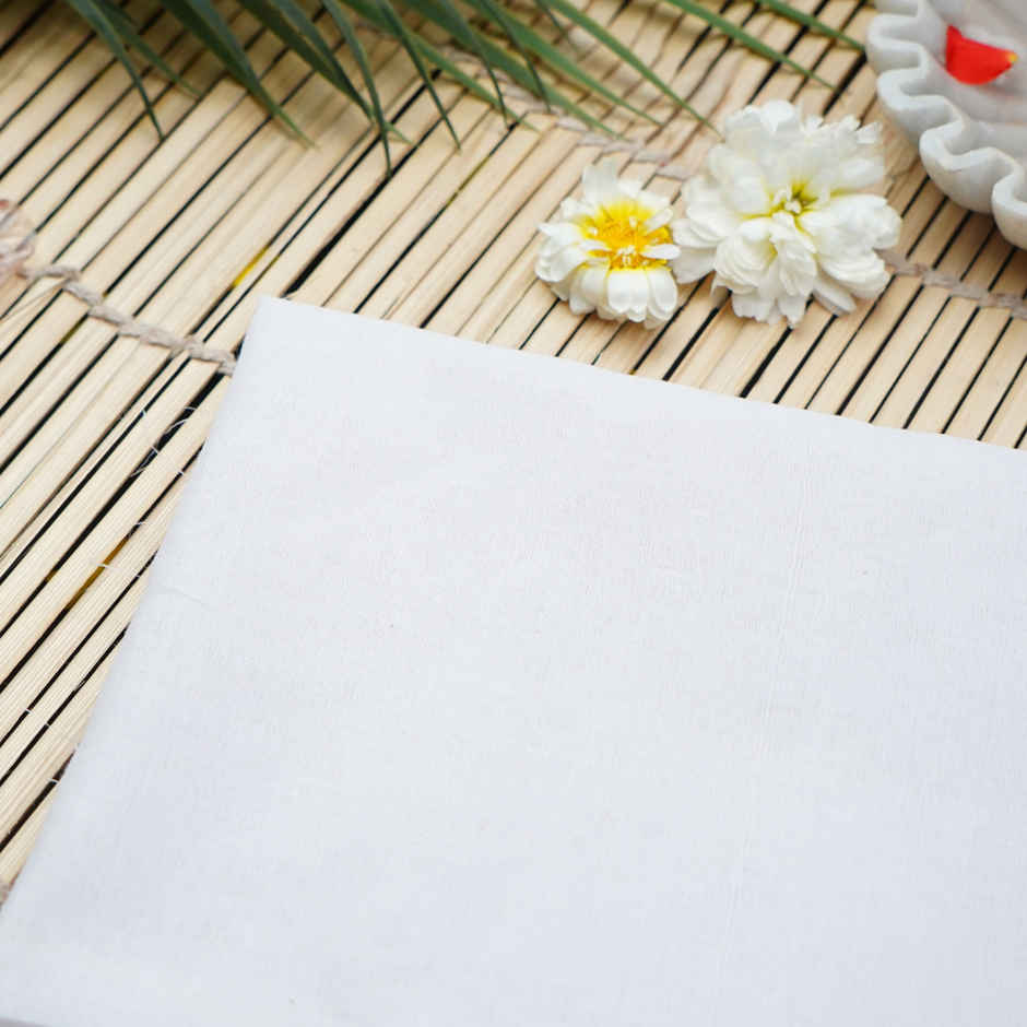 White Puja Kapda | 1.25 M | ServDharm