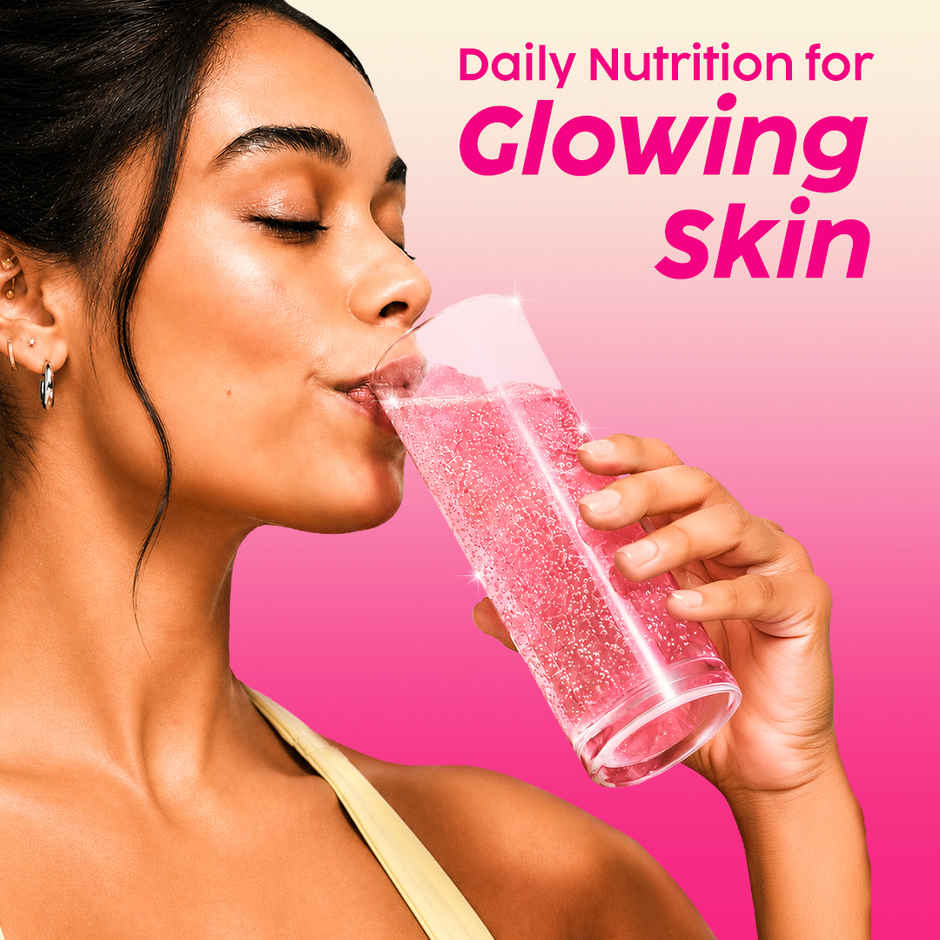 Plix The Plant Fix Glowy Skin Strawberry Flavour Glutathione Effervescent Tablets