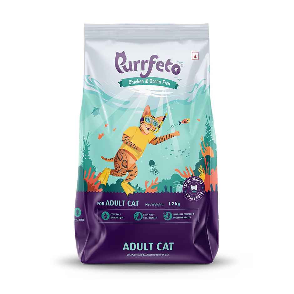 Purrfeto Dry Cat Food Chicken & Ocean Fish | Adult