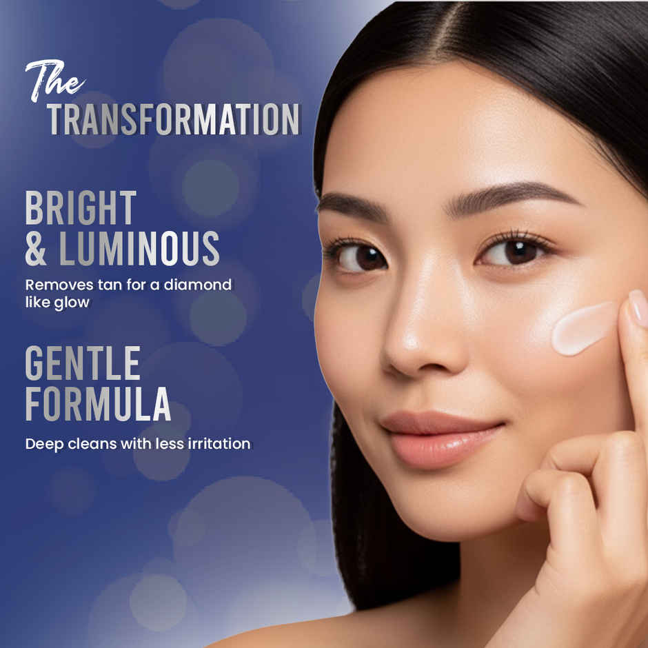 Oxyglow Herbals Diamond Bleach Cream - Deep Cleanses The Skin And Gives Instant Glow