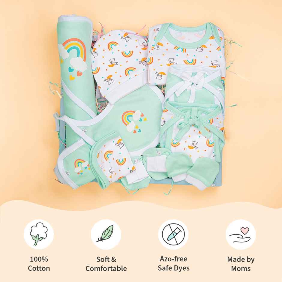 SuperBottoms Pure Love Gift Set For Newborn (0-6 Months) Baby Boys & Girls