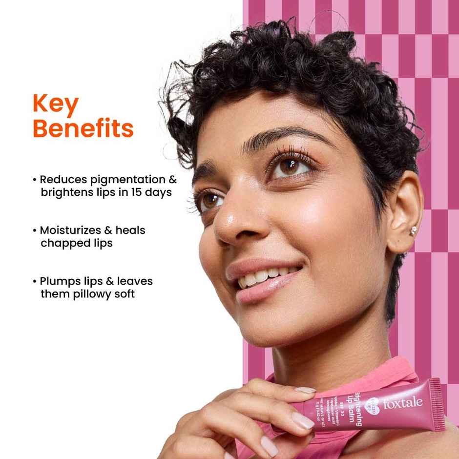 Foxtale SPF 30 Brightening Lip Balm with Peptitdes (Light Mauve)