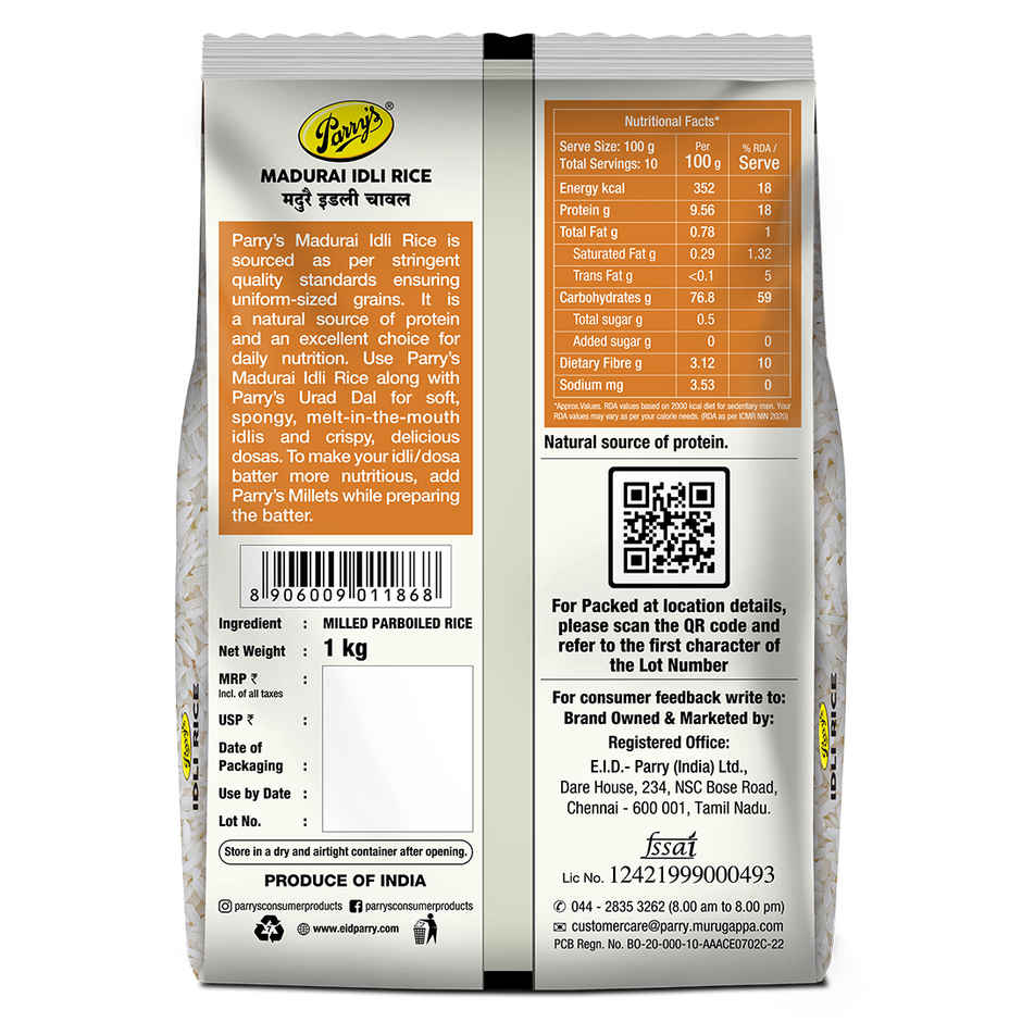 Parry's Madurai Idli Rice