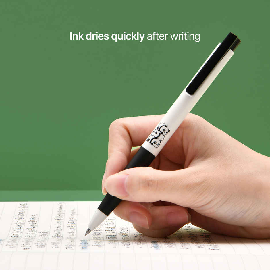 Kaco K7 Panda Party Gel Pen | Black