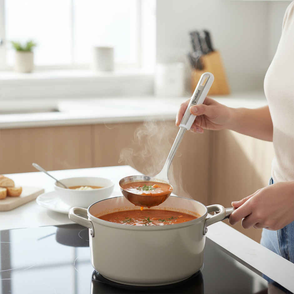 Habitat Pro Series Soup Ladle With Ss Insert