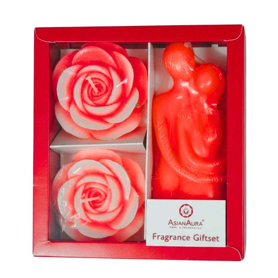Asian Aura Couple Bloom Candle Set
