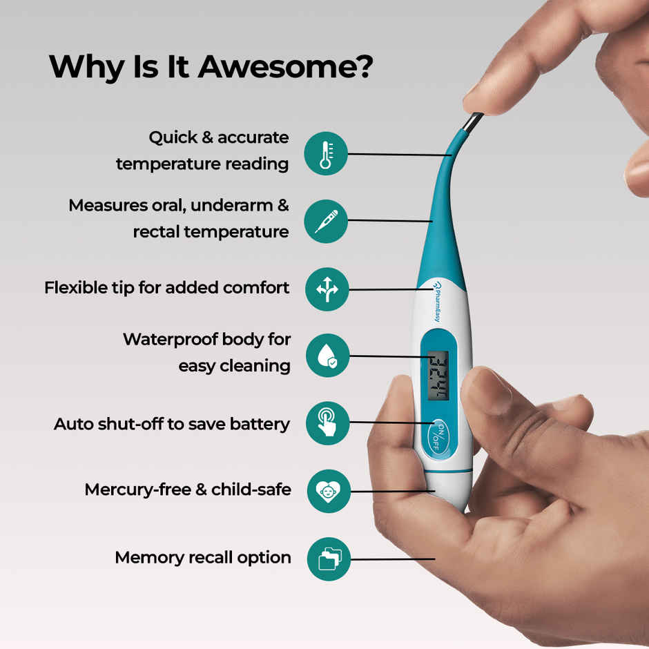 Pharmeasy Digital Flexi Tip Thermometer