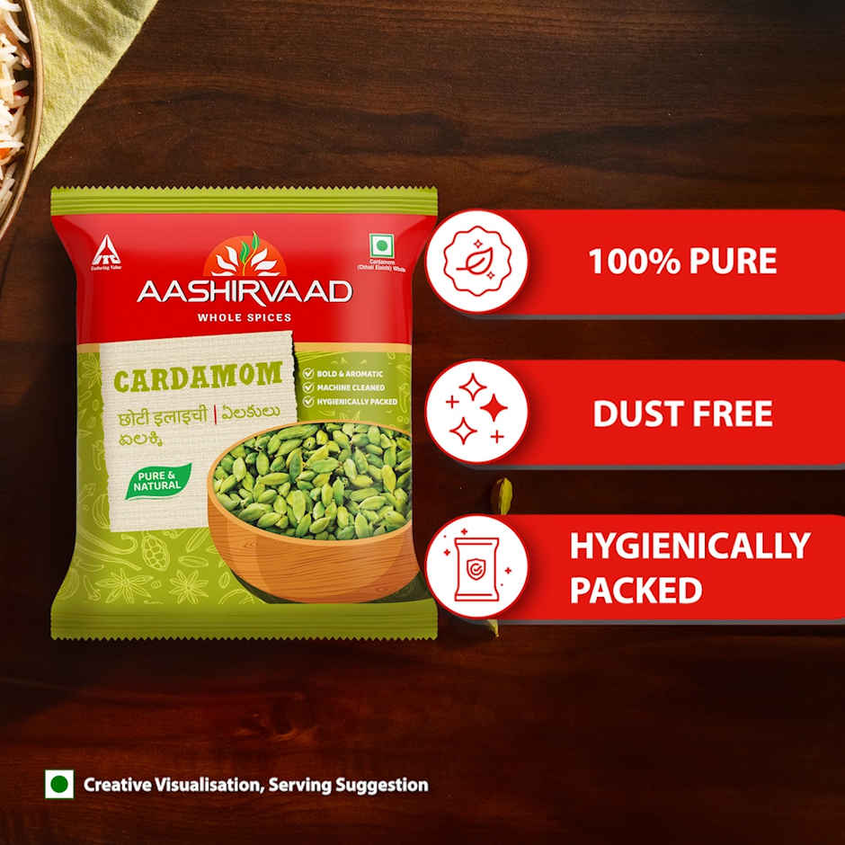 Aashirvaad Cardamom | Elaichi | 100% Pure