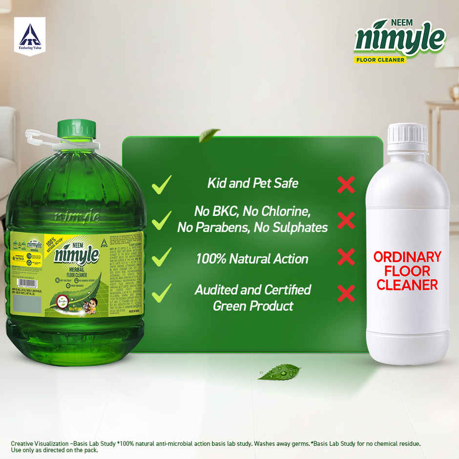 Nimyle Herbal Floor Cleaner | Bulk Value |Kid & Pet Safe