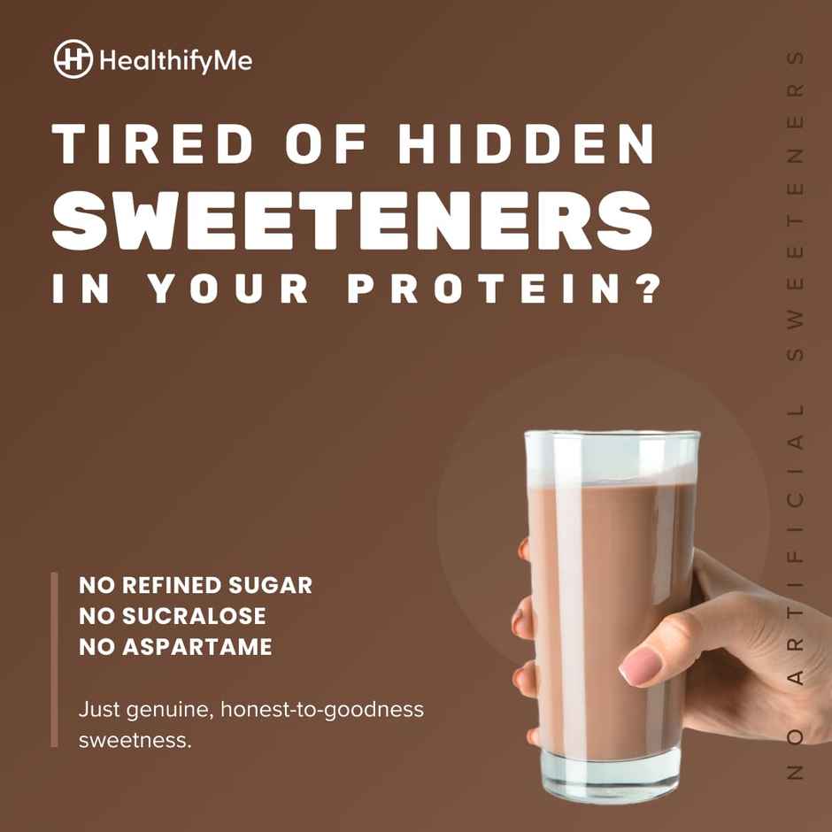 Healthifyme 100% Whey Protein Blend Double Chocolate