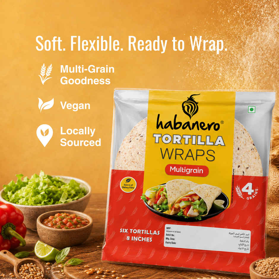 Habanero Multigrain Tortilla Wraps