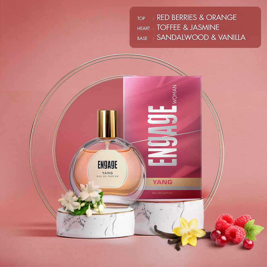 Engage Yang Eau De Parfum for Women - Fruity Floral | Long Lasting Fragrance