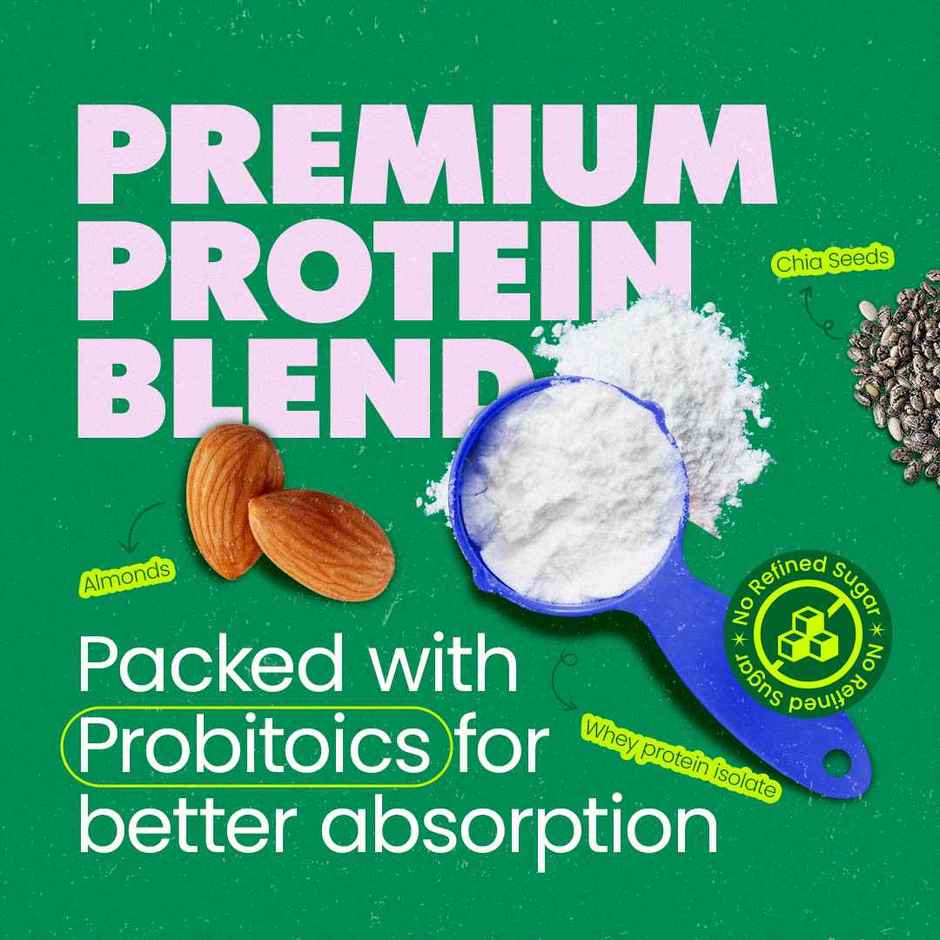 Yoga Bar 23g High Protein Muesli, Fruits, Nuts & Seeds, Added Probiotics, Fibre Rich, Omega - 3