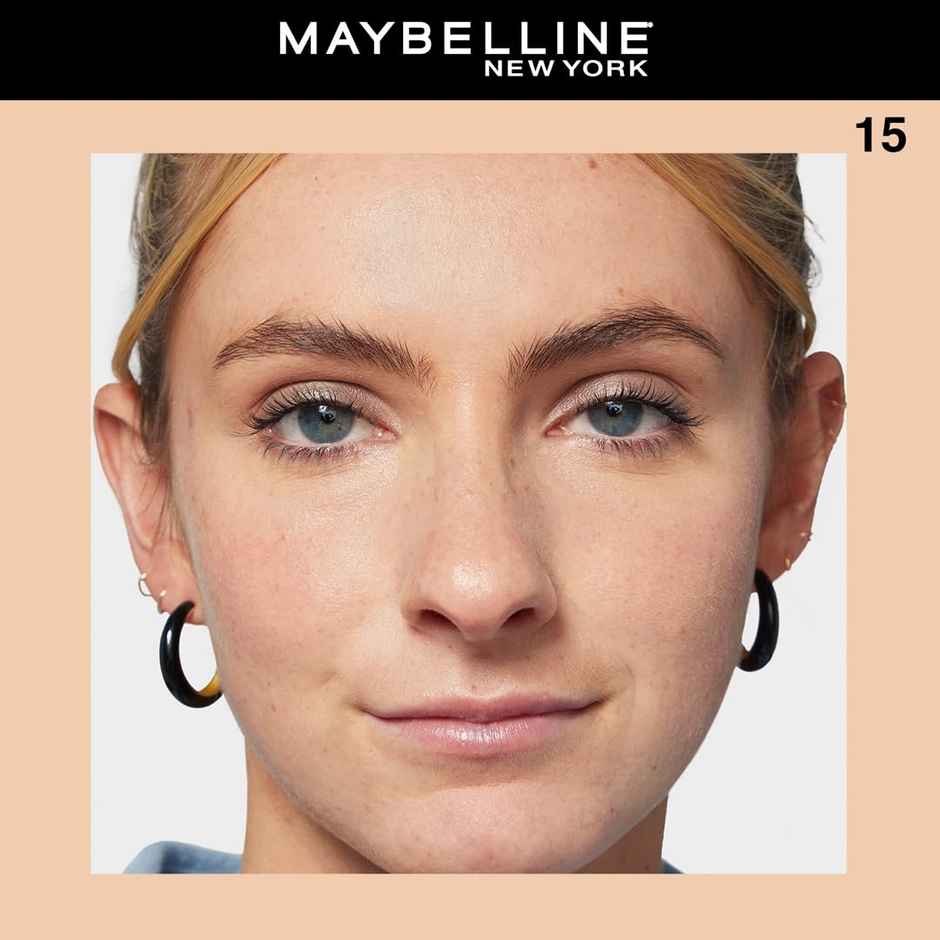 Maybelline New York Fit Me Concealer, Oil-free Liquid Concealer for Oily & Dry Skin, 15 Fair