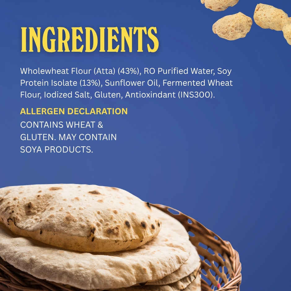 The Baker's Dozen Zero Maida Protein Chapati