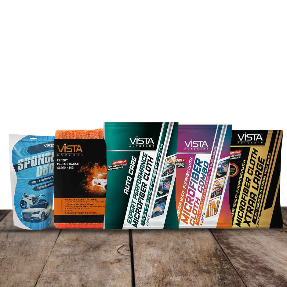 Vista Auto Care Expert Microfiber Car Cleaning Cloth - 40cm x 40cm