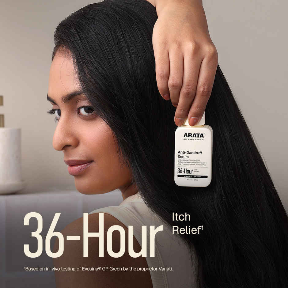 Arata Anti-Dandruff Serum | Controls Dandruff & Itch | Leave-on Serum
