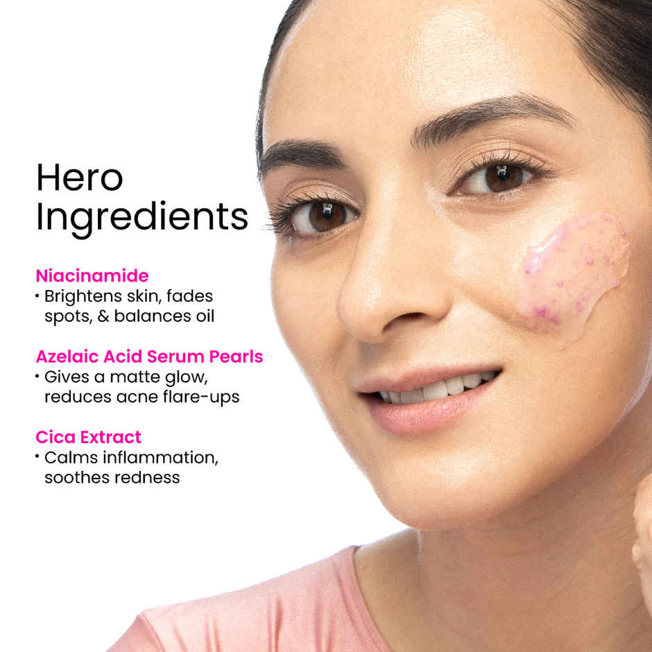 Foxtale Oil Balancing Moisturizer with Niacinamide, Azelaic Acid Pearls & Cica