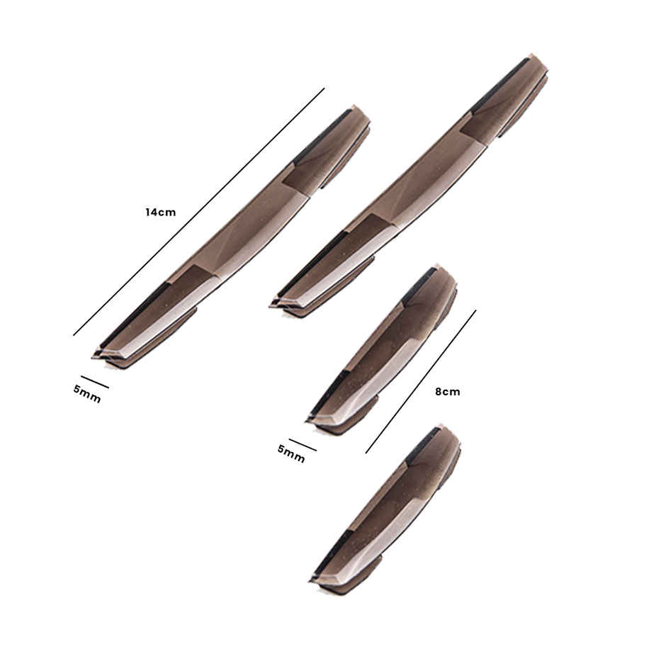 Potauto Car Door Edge Protector Guard For Anti-Scratch | Universal For All Cars | Black