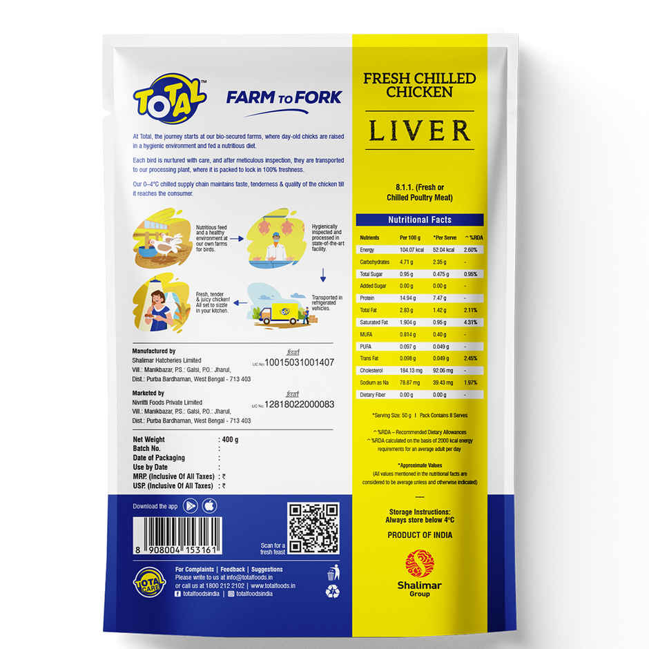 Total Chicken Liver