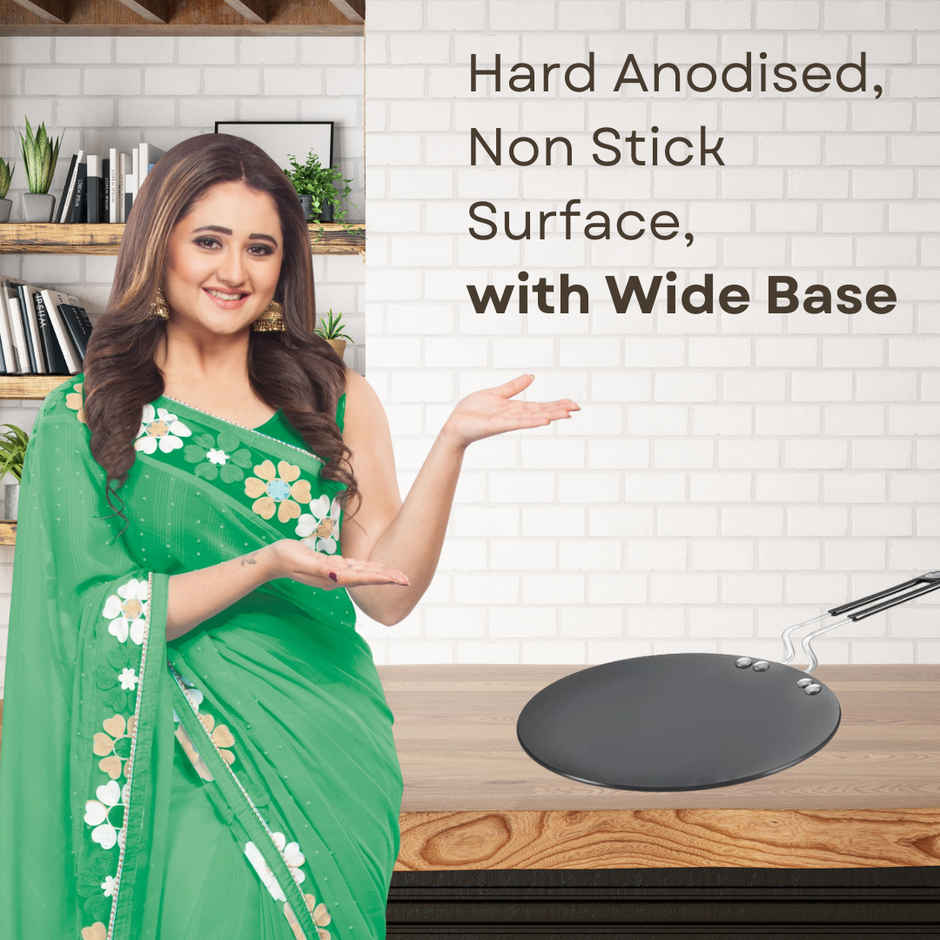 Fabiano Hard Anodized Royal Roti Tawa With Induction Base | 26 cm