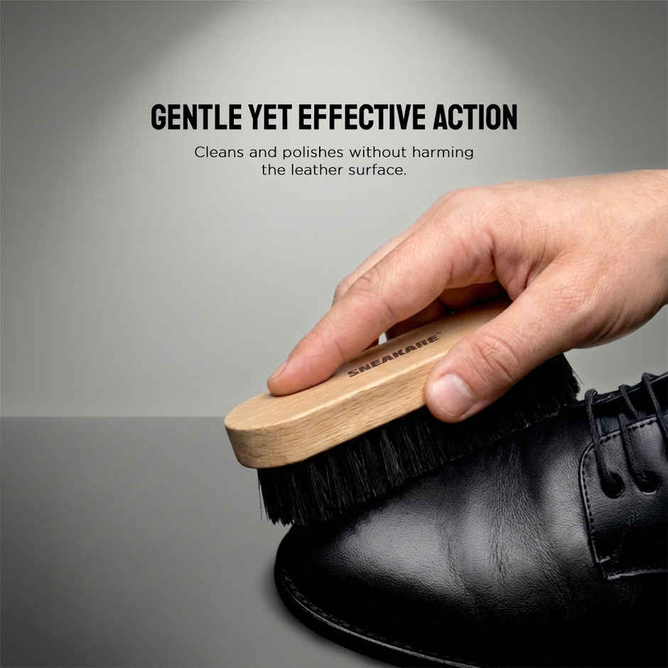 Sneakare Leather Shoe Polish and Care Brush