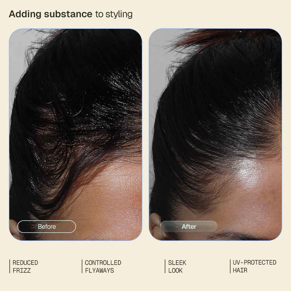 Arata Sleek Hair Styling Stick with Hyaluronic Acid for Frizz & Flyaways