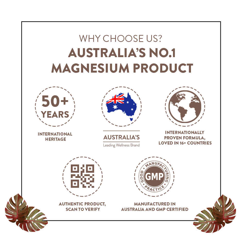 Swisse Magnesium Glycinate and Citrate Powder Maximum Absorption Support Muscle Health Restful Sleep