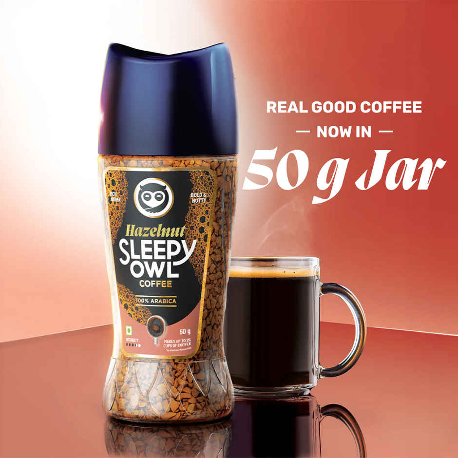 Sleepy Owl Premium Instant Coffee Hazelnut