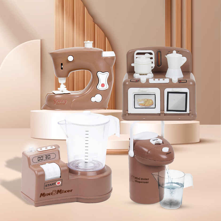 Anz Toy Brown Mixer |water Dispenser |oven & Sewing Machine Ph 9432