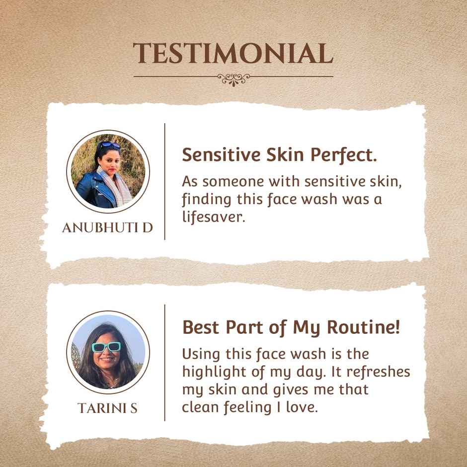 Khadi Essentials Activated Charcoal Face Wash for Oily Skin, Detox & Pollution with Aloe Vera