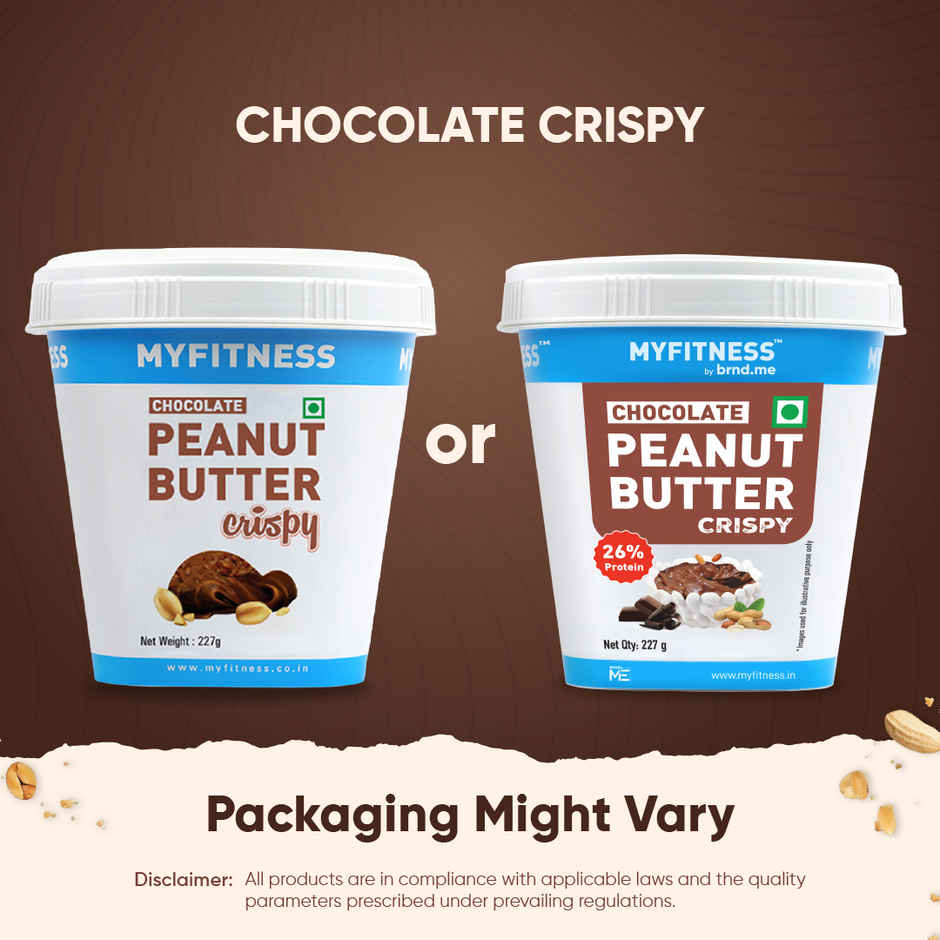 MyFitness Chocolate Peanut Butter Crispy Spread | High Protein