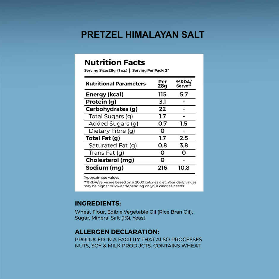 4700BC Himalayan Salt Pretzel | No Palm Oil
