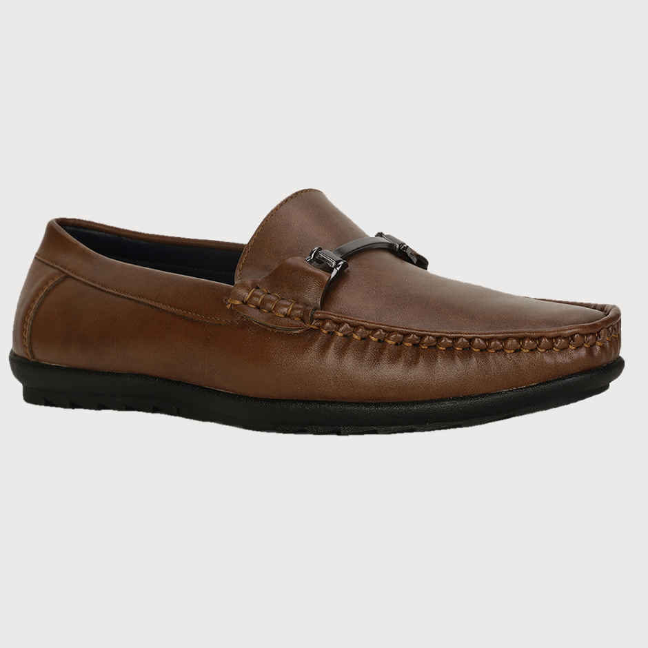 Bata Brown Moccassins For Men - UK 7