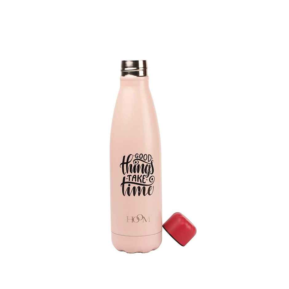 Hoom Food Grade Stainless Steel Powder Coated Water Bottle | 750 ml | Assorted