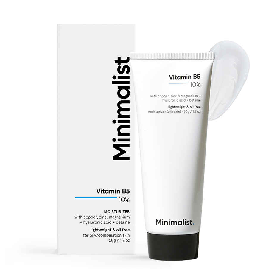 Minimalist Gel-based Moisturizer with 10% Vitamin B5 for Oily & Acne-Prone Skin