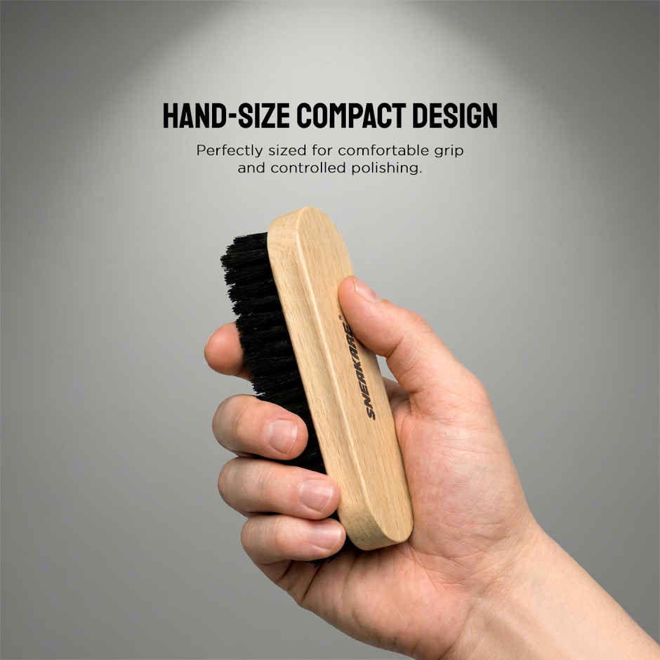 Sneakare Leather Shoe Polish and Care Brush