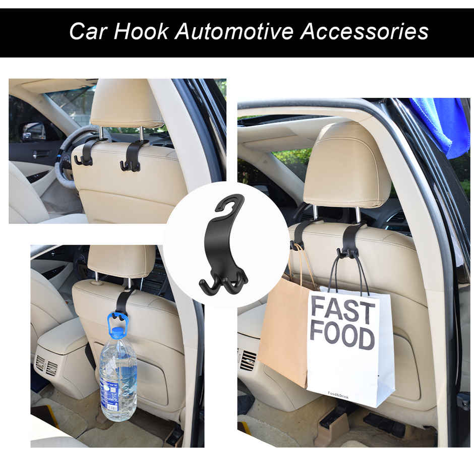 Potauto Car Organizer Multiuse Backseat Headrest Hook Hanger For Purse | Bags | Groceries