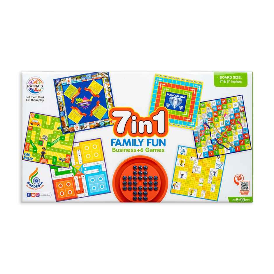 Ratna's 7 In 1 Family Fun Games