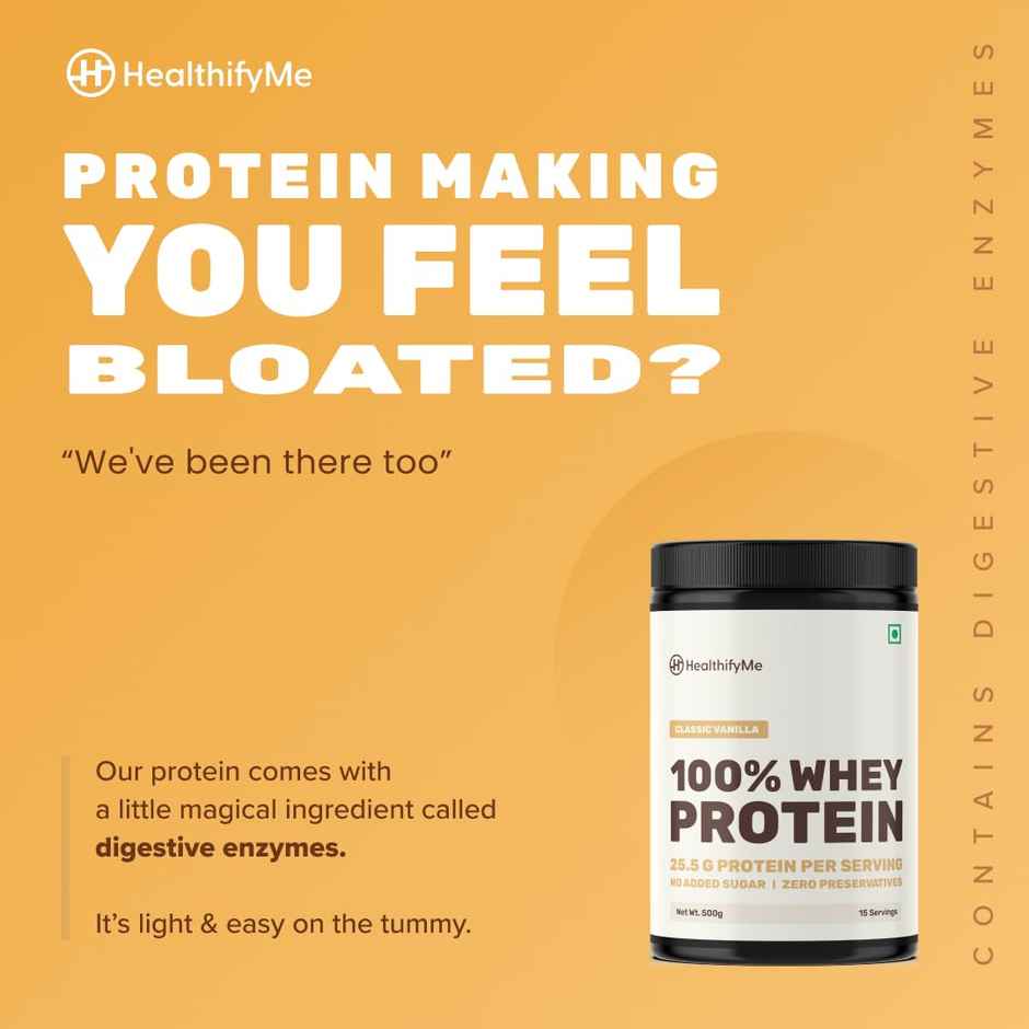 Healthifyme Complete Whey Protein Blend Mango