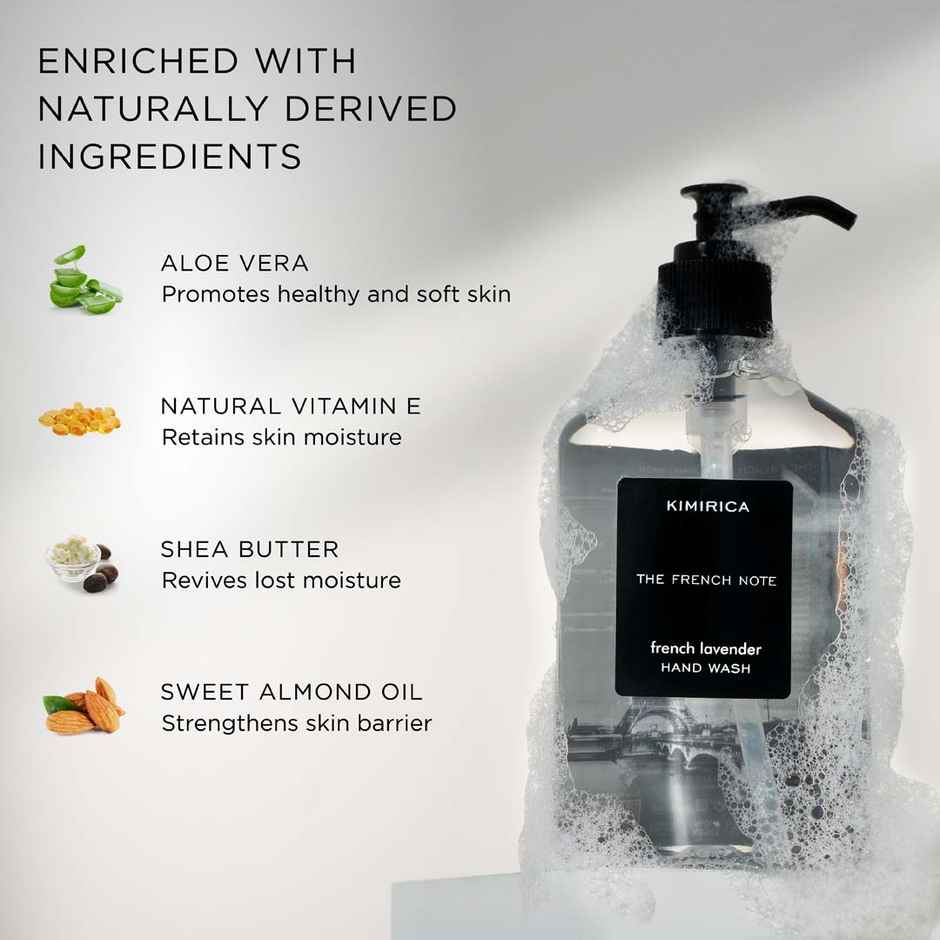 Kimirica French Note Hand Wash With French Lavender, Soft On Hands