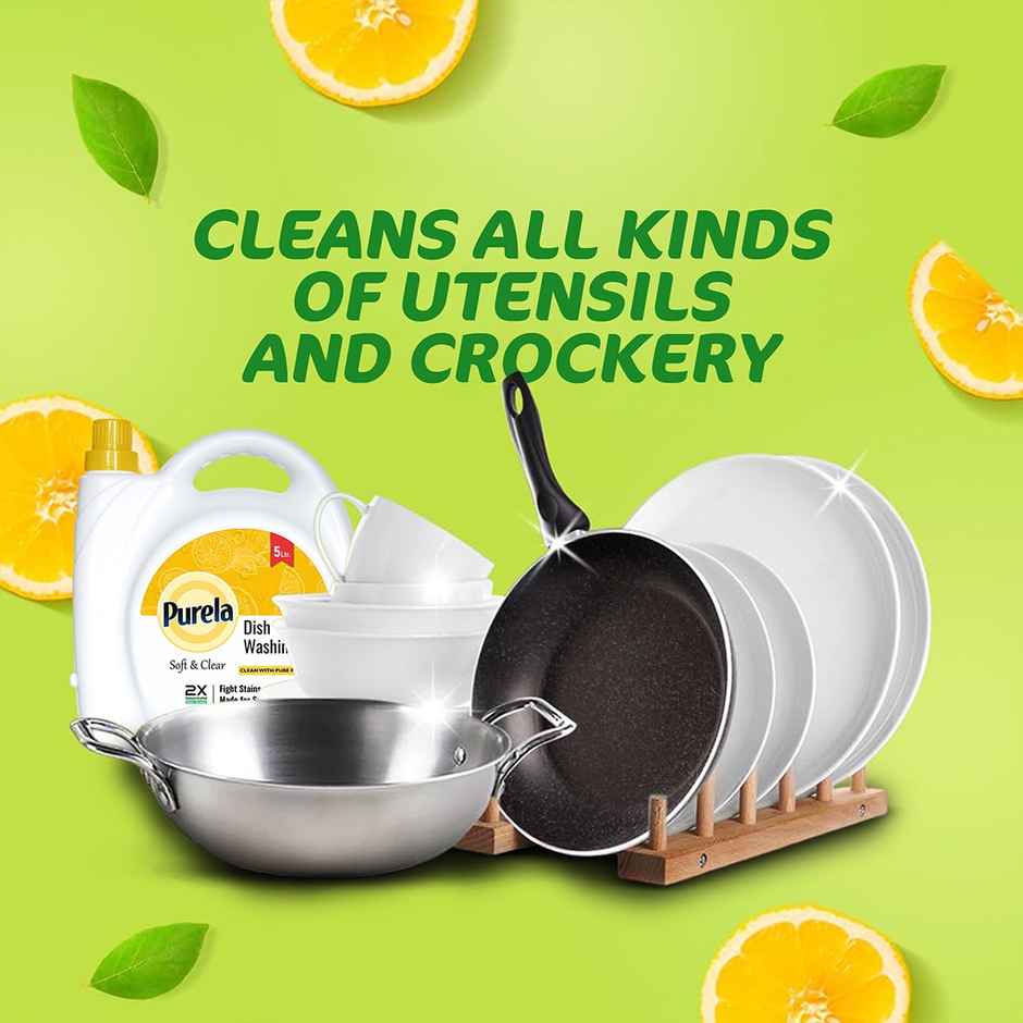 Purela Lime And Basil Fragrance Dishwash Liquid Gel