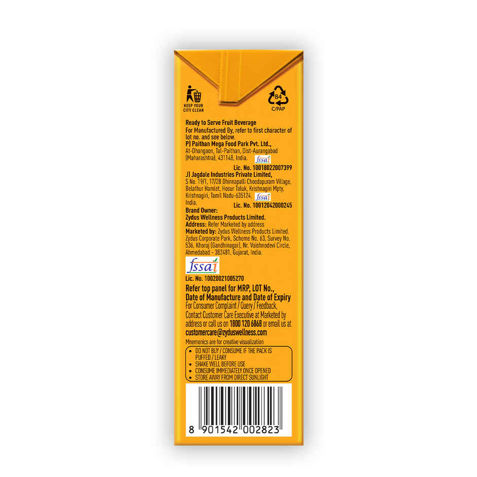 Glucon-D Activon Ready to Drink Beverage | Mango Flavour