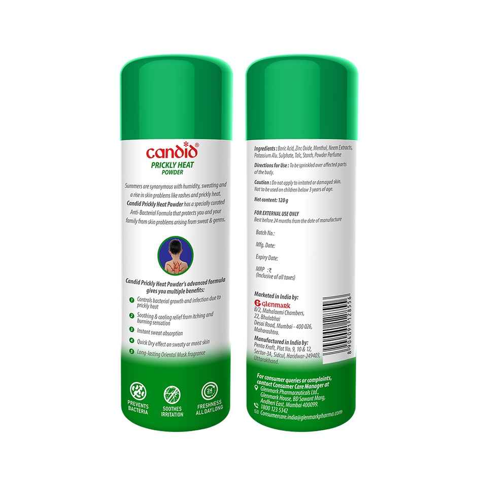 Candid Prickly Heat Powder Combo